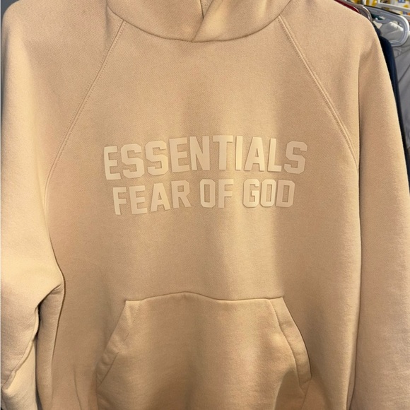 Fear of God Essentials Beige Sweater